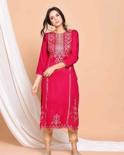 stylish rayon kurtis