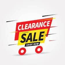 Clearance Sale Is Here